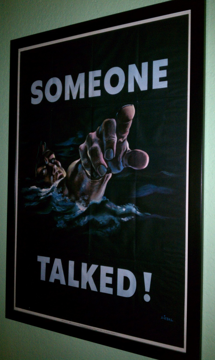 "Someone Talked" WW2 Poster