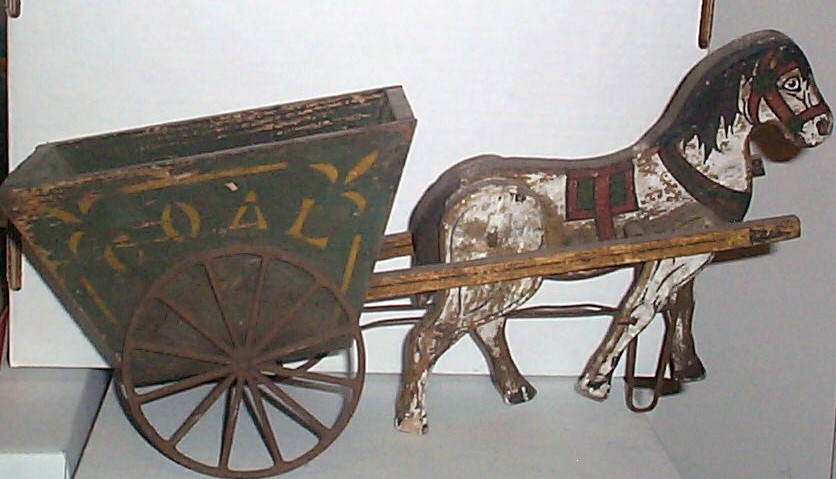 DAD'S TOY HORSE AND BUGGY