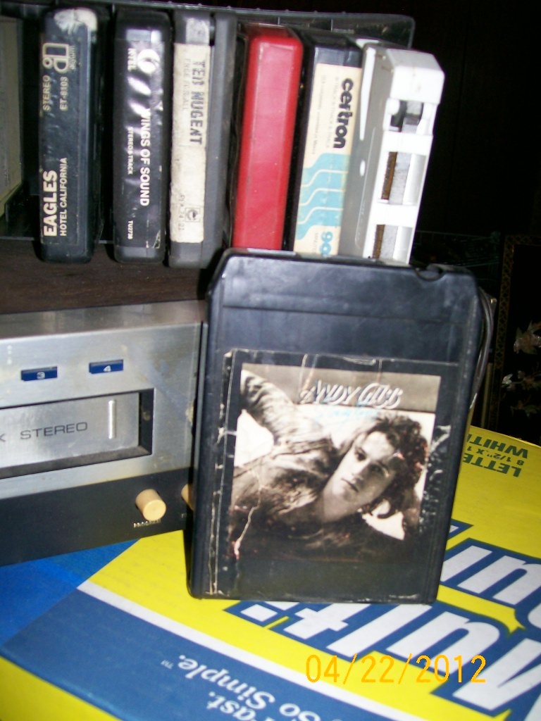 One of my 8 track player/ Recorder and some 8 track tapes  - Music