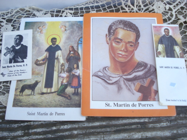 St. Martin De Porres Relics Novena Prayer Cards