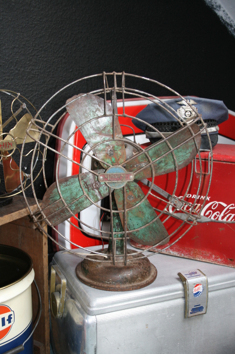 antique electric fan