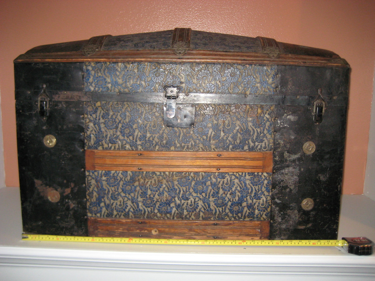 Cross Slat Trunk (pat. Mar. 1880)