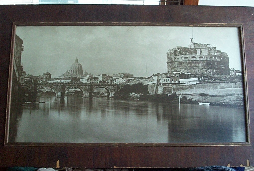 Old picture of Rome from my grandpa.. What is it worth? Where is it??  What is it???