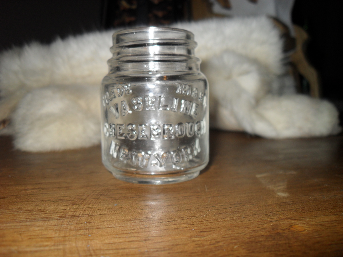 Trade Mark Vaseline Chesebrough New York bottle. - Bottles
