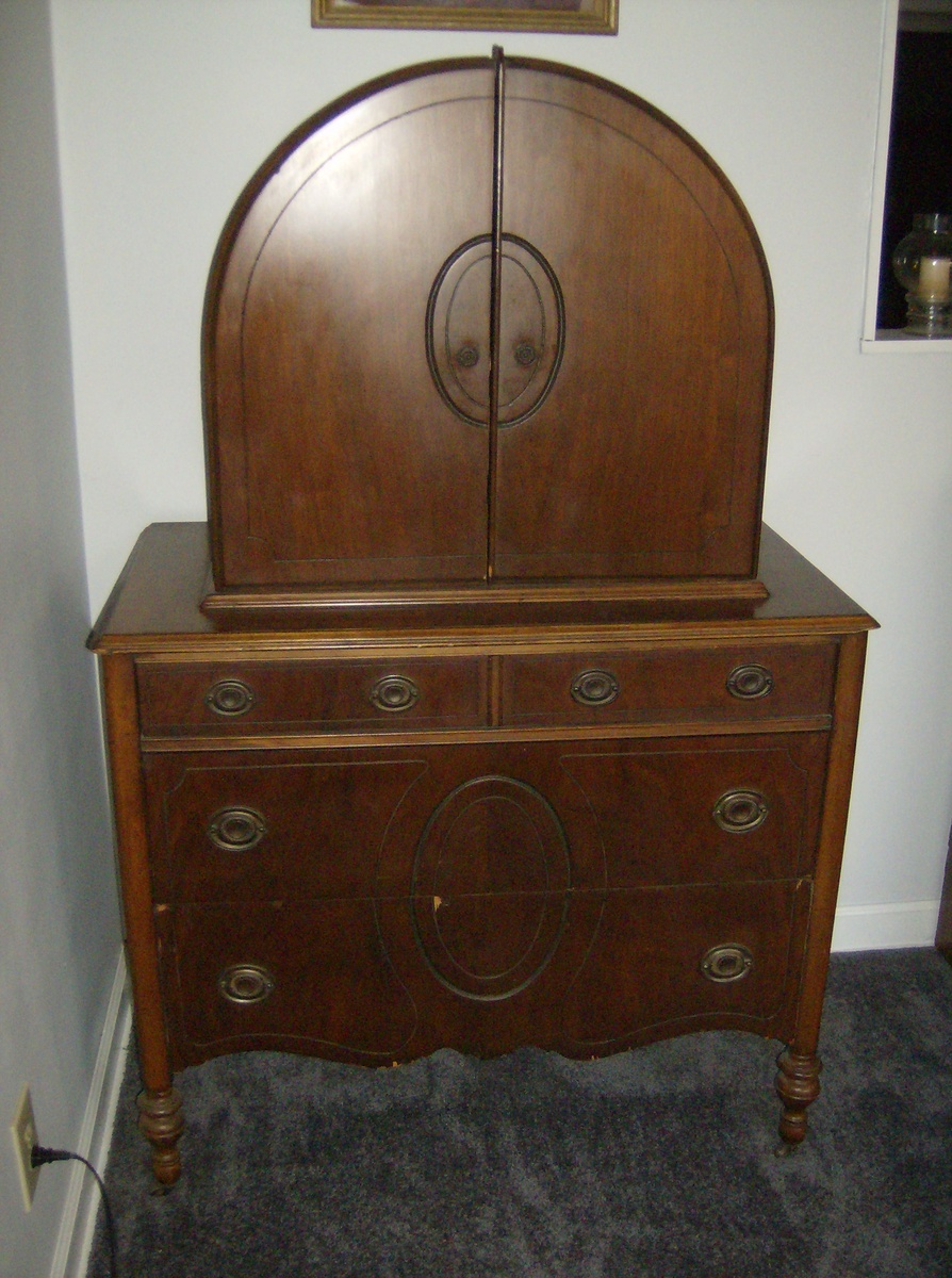 My Favorite Old Antique Rare Domed Top Chest - Furniture