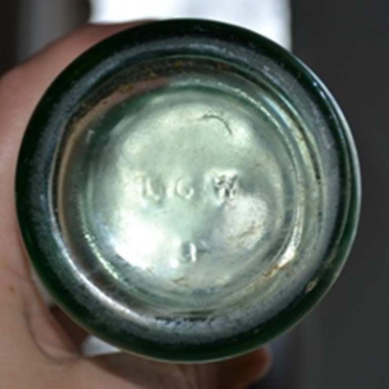 Aqua Pepsi Bottle Double Dot Embossed