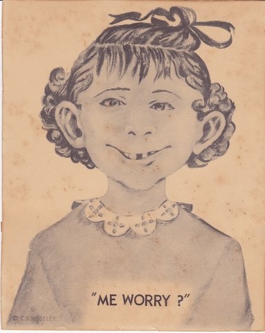 Pre-MAD female version of Alfred - Posters and Prints