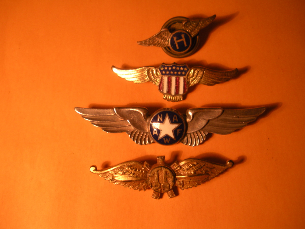 NON-MILITARY Wings ... aviation wings "Civilian Instructors"  - Military and Wartime