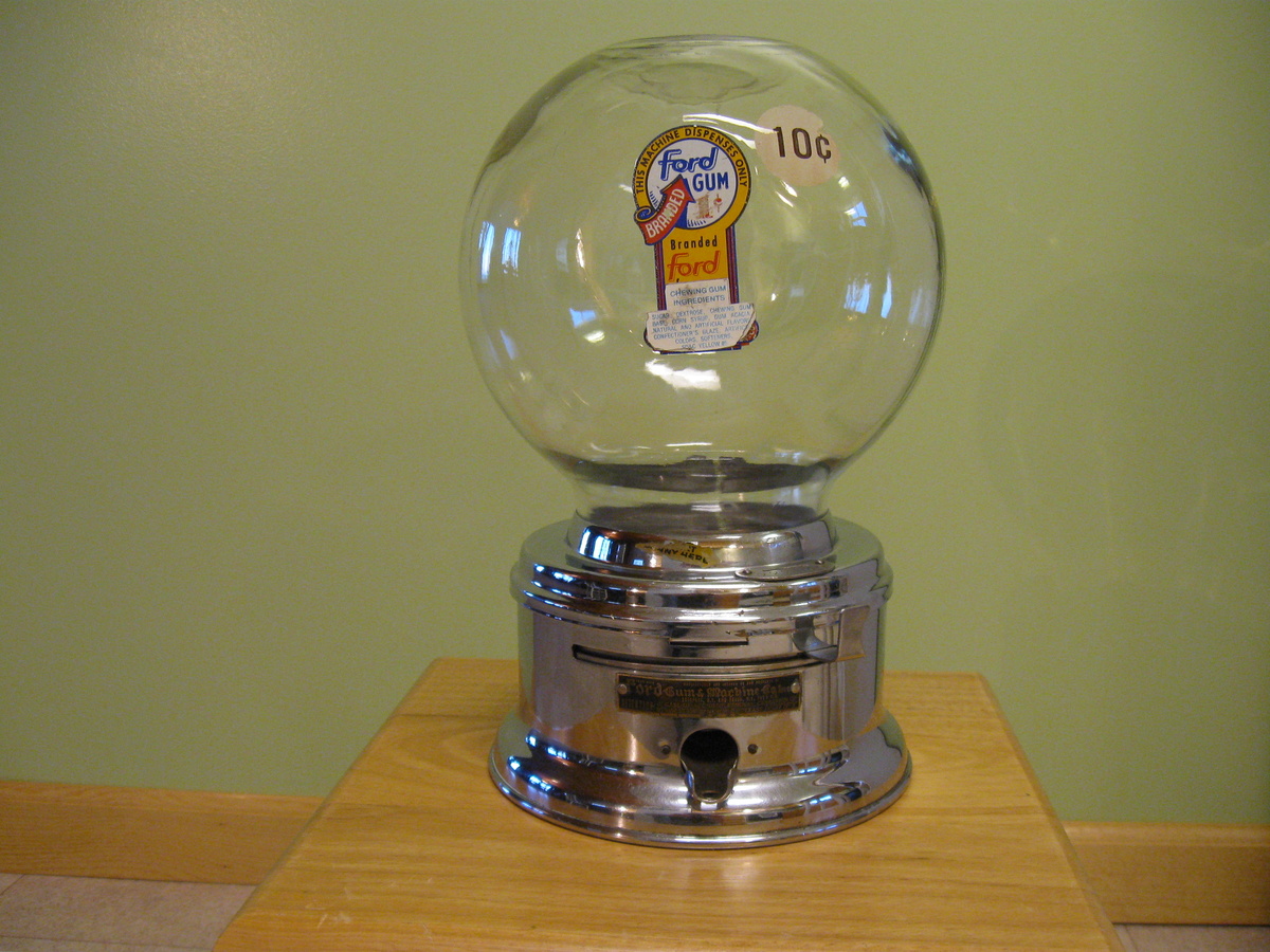 Ford Gum gumball machine