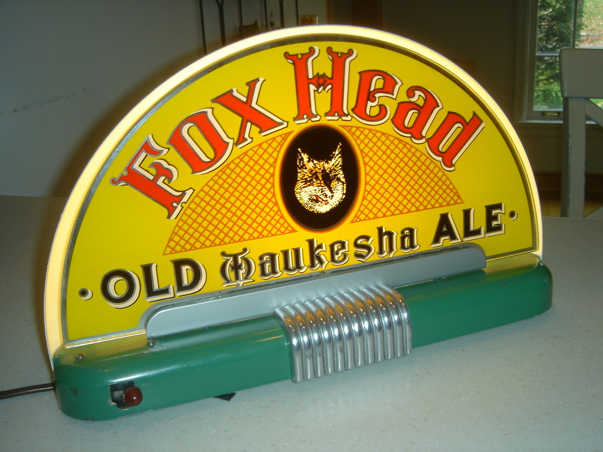 Foxhead Ale halo light-Waukesha,WI