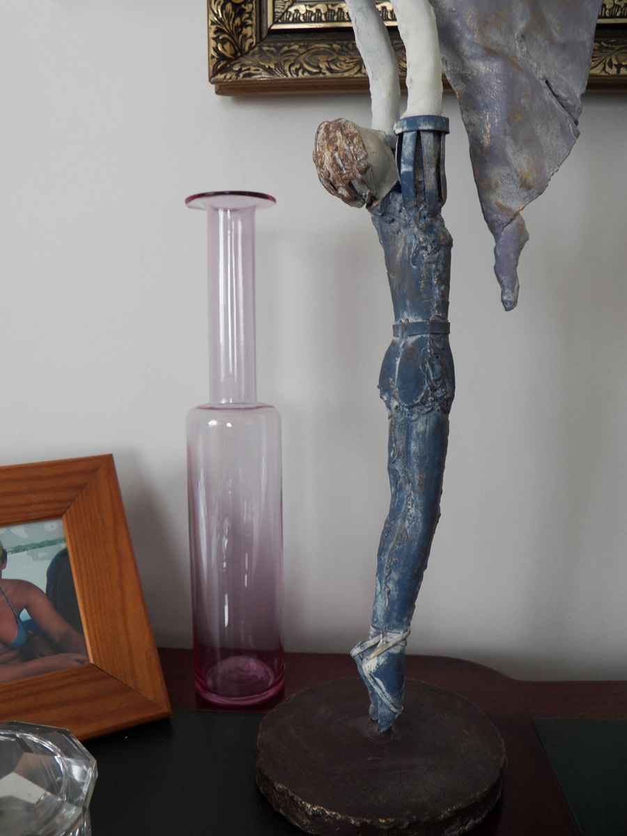 Pink Nanny Still Riihimaen Lasi O.Y. Finland Glass Bottle