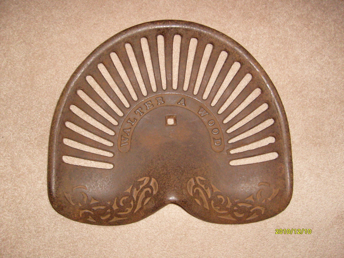 Old Cast Iron Tractor Seat... - Tractors