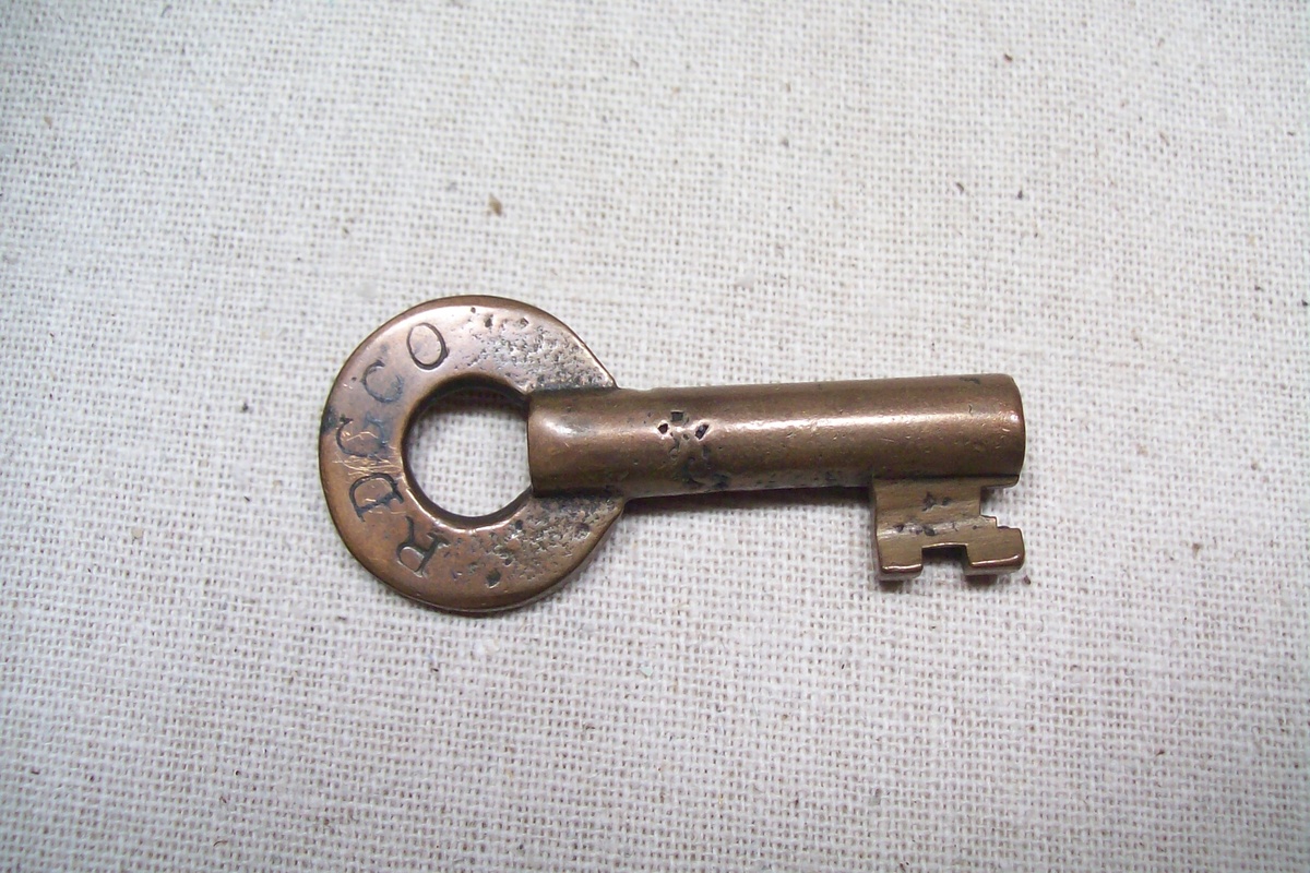 Reading Co brass key - Tools and Hardware