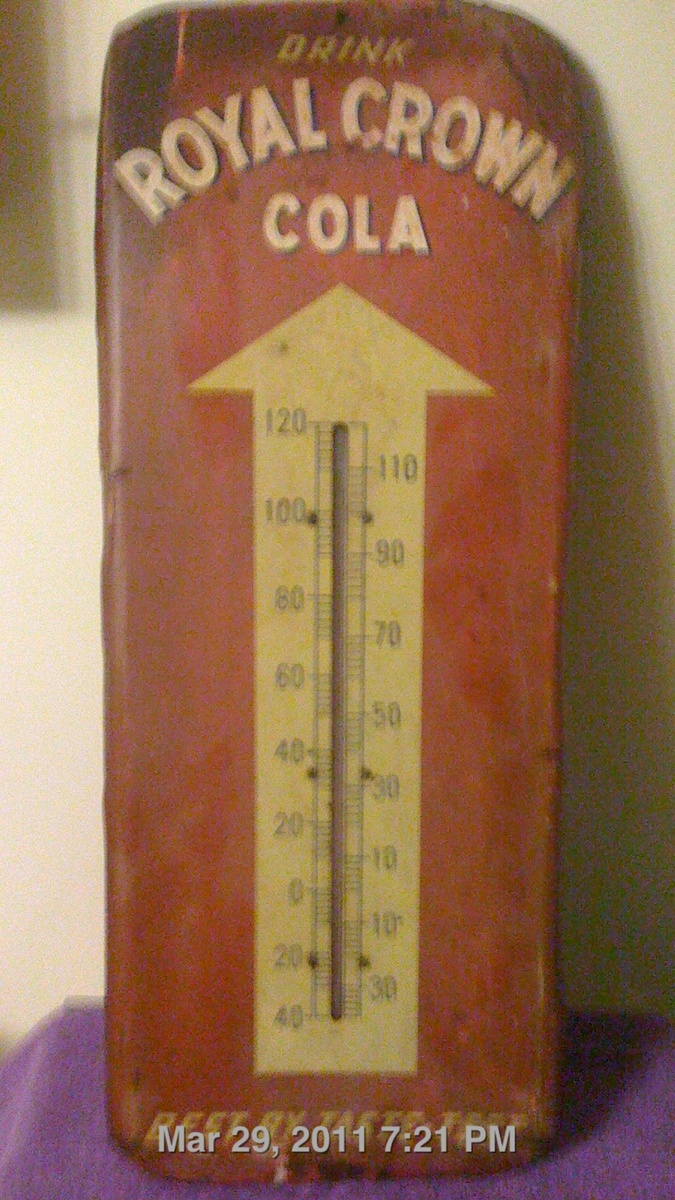 RC Cola Thermometer