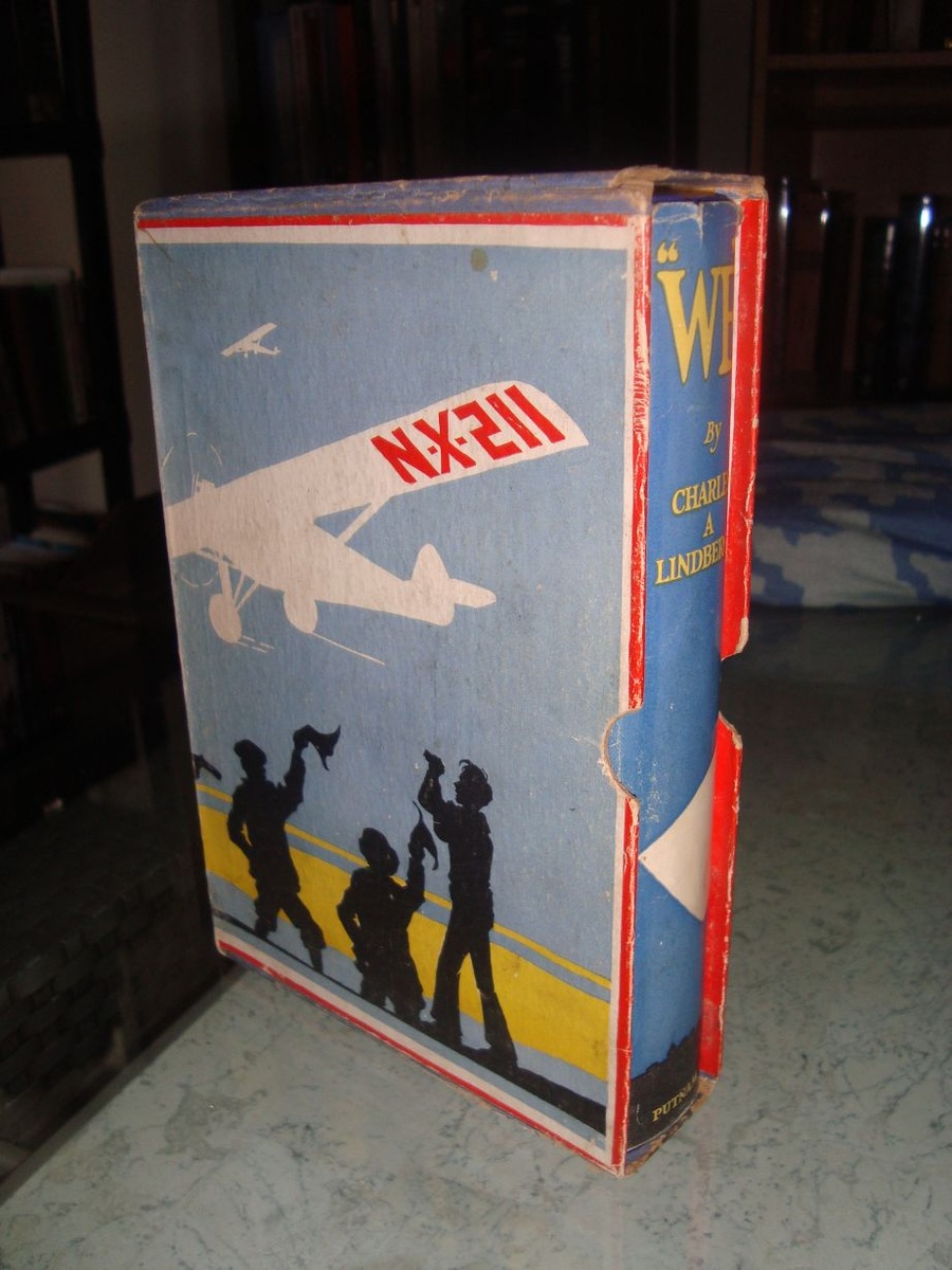 "We" by Charles Lindberg, from 1927 in slipcase and dust jacket