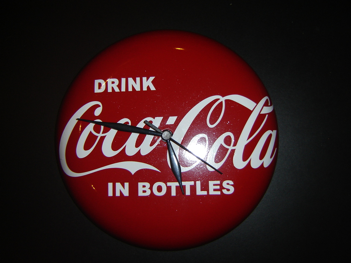 Newest "coca-cola"clock!