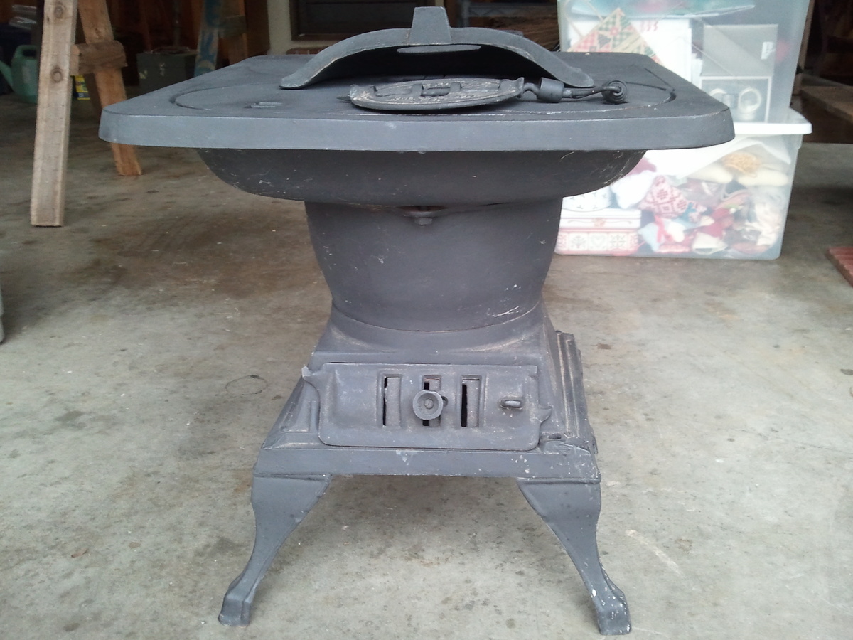 Old cast iron stove