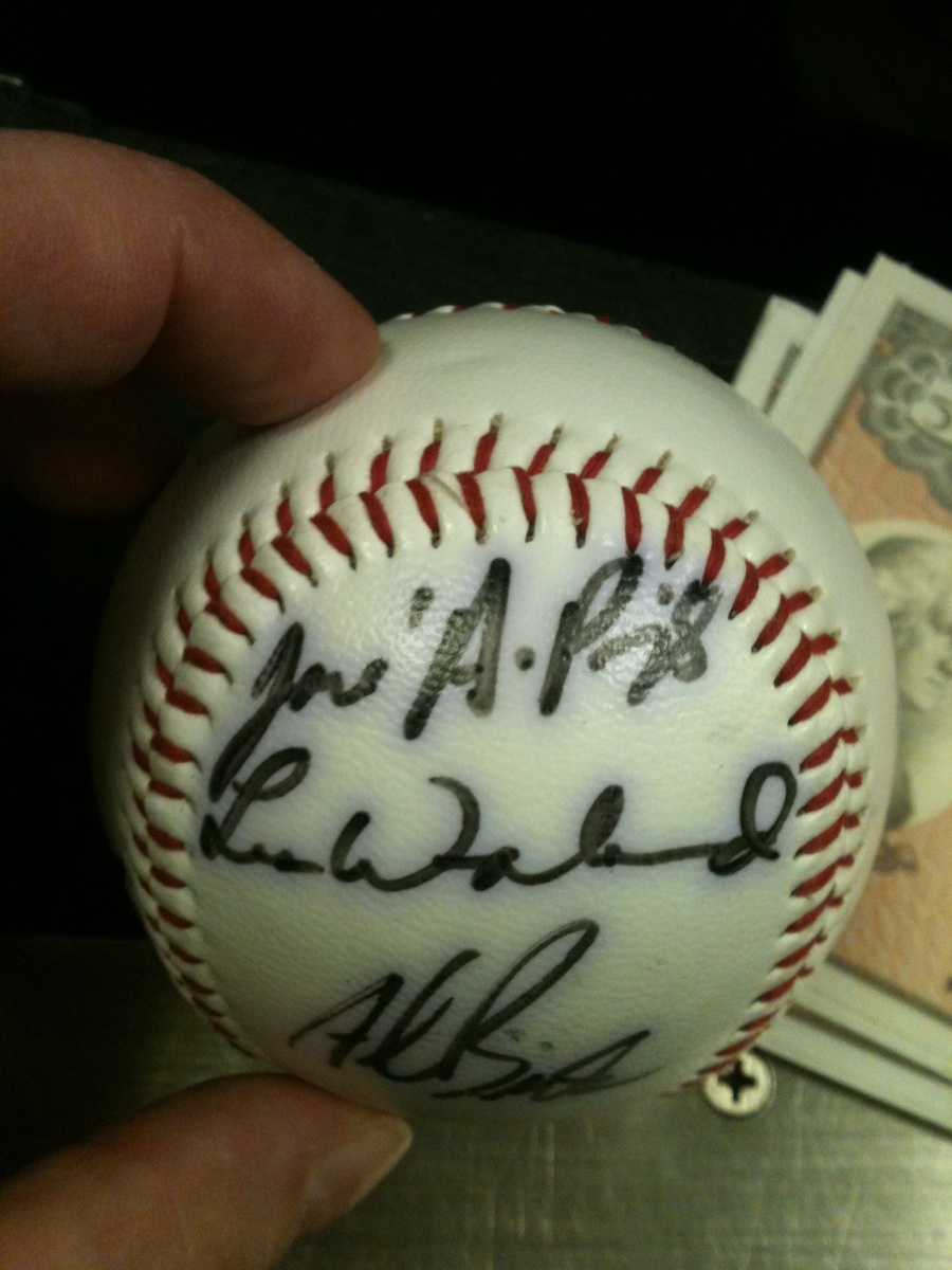 Jose Albert Pujols signed baseball