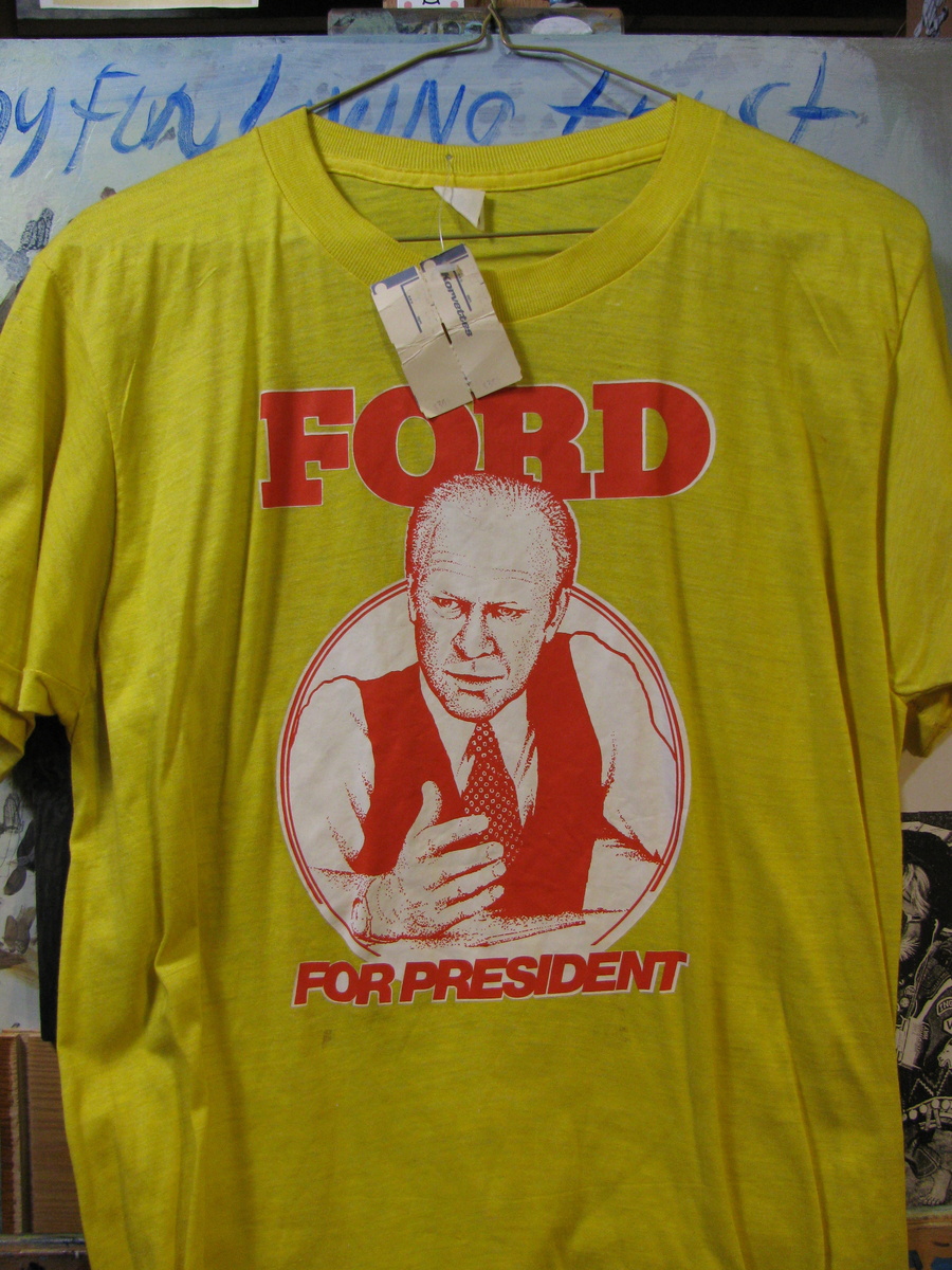 ford for president t-shirt from korvette's new with tags