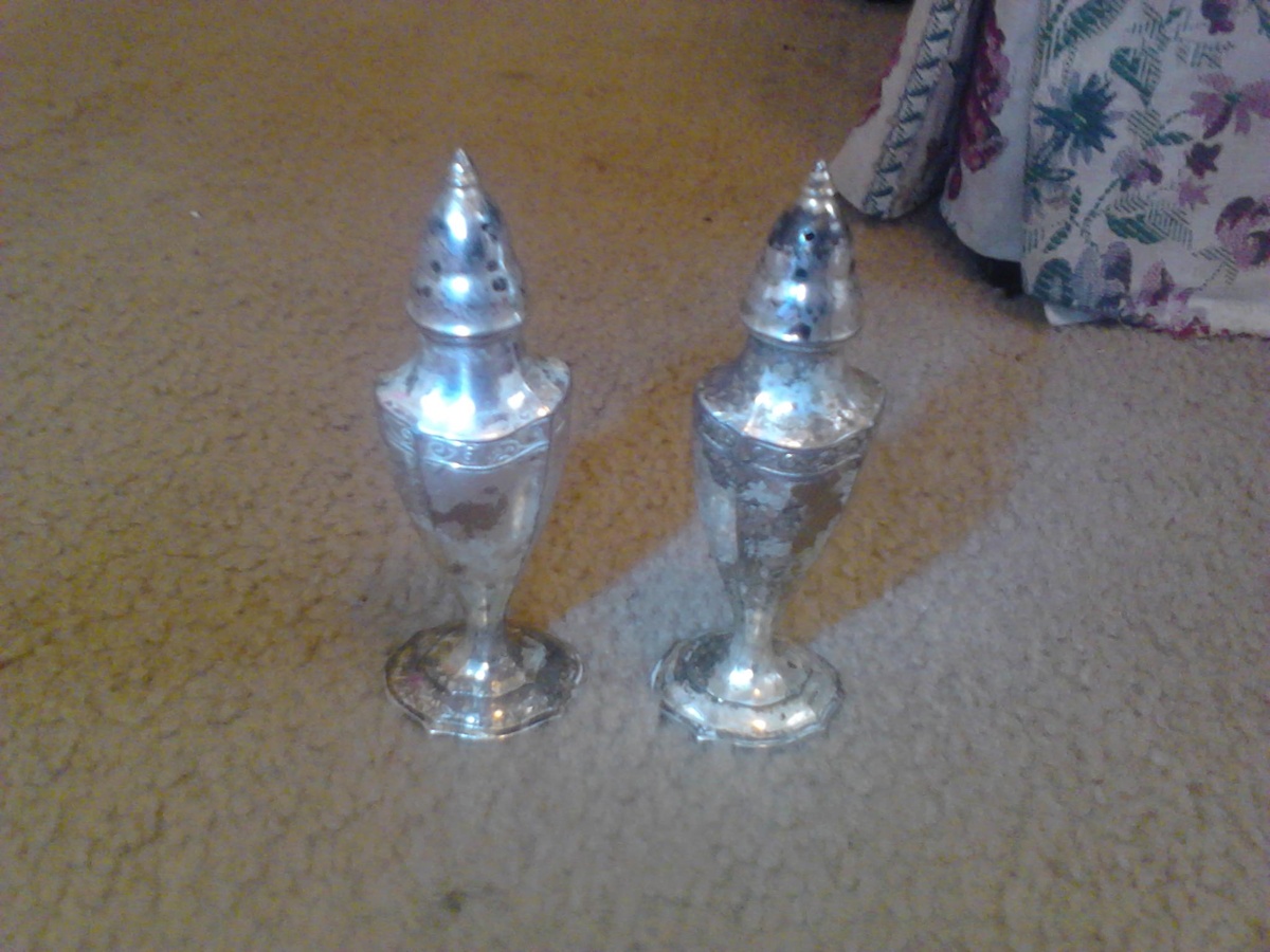 Antique Salt and Pepper Shakers