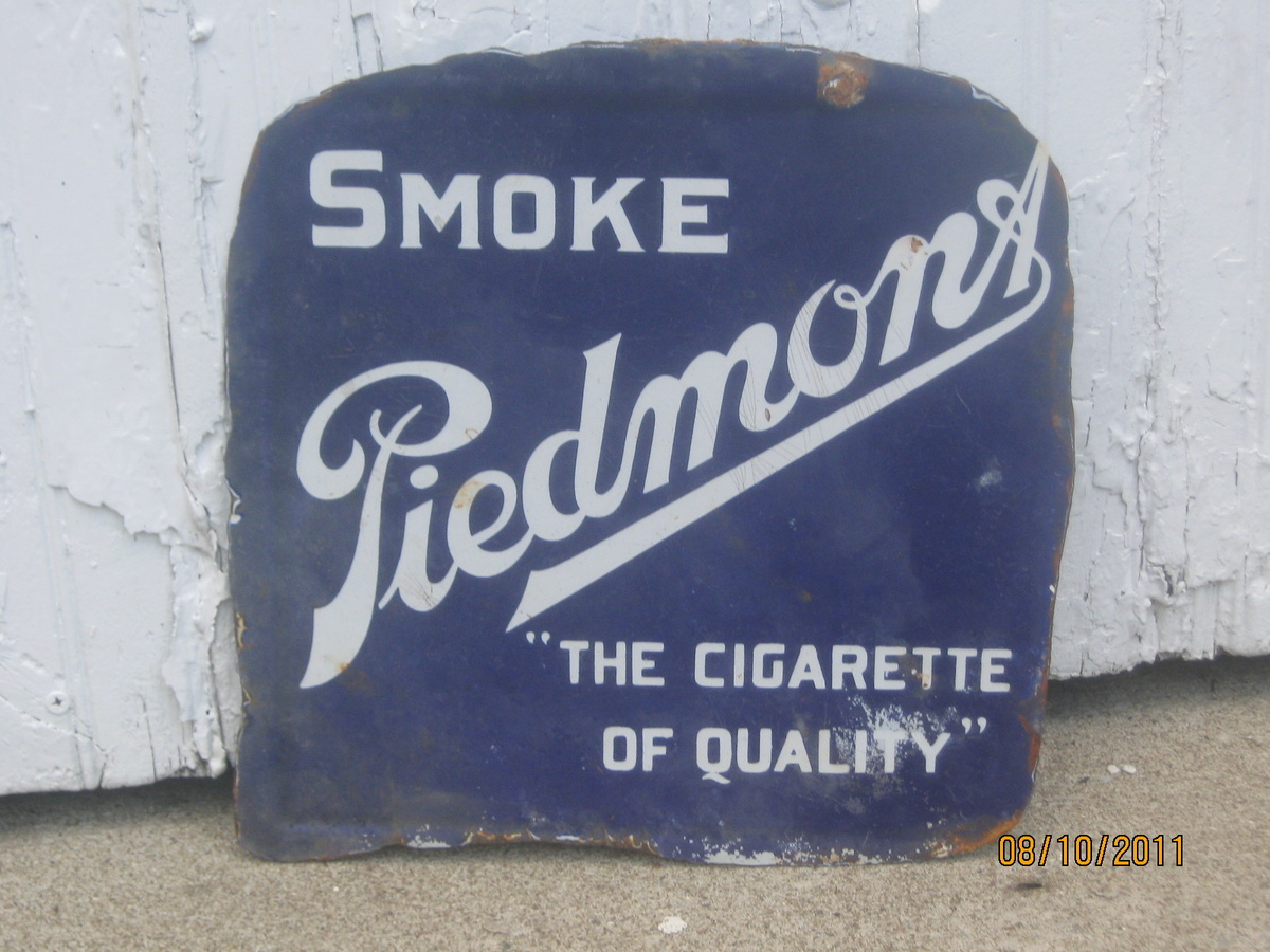 Piedmont Cigarette sign