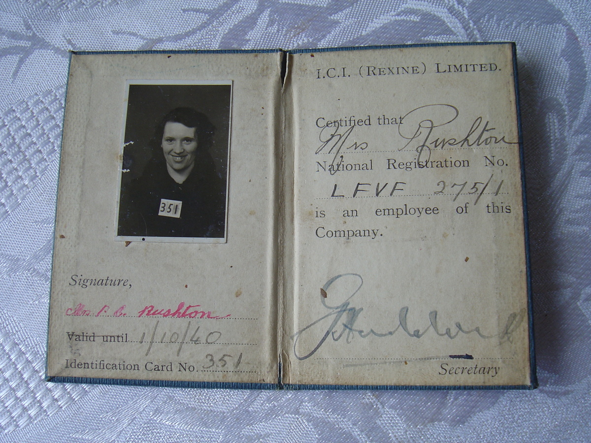 I D card 1940