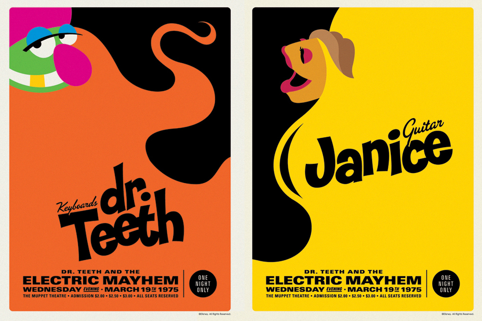 Michael De Pippo's retro Electric Mayhem posters created a sensation o...