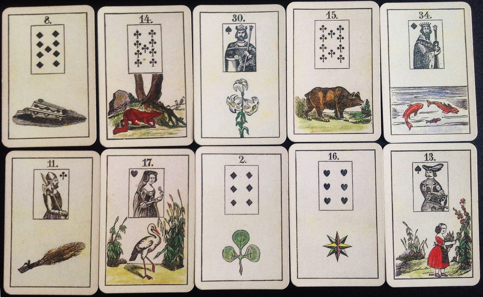 One of Matthews' favorite decks is the Lenormand published by Bernd A....