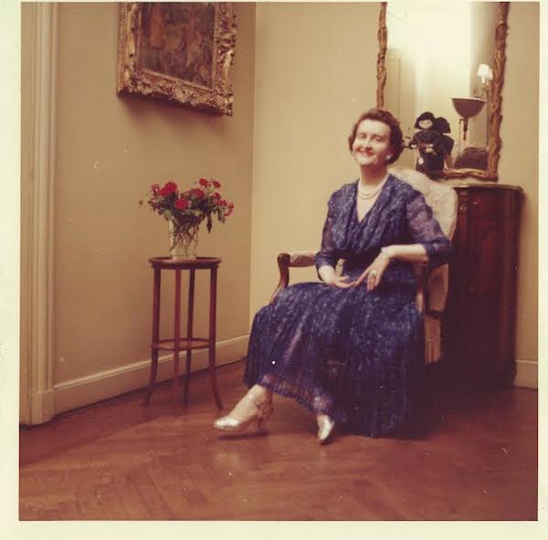 Huguette was also an amateur photographer who collected high-end cameras. In the 1950s and 1960s, she would take simple self-portraits with a Polaroid instant camera in her Fifth Avenue apartment for Christmas and Easter. (Via the estate of Huguette Clark, from "The Phantom of Fifth Avenue")