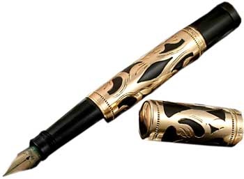 The Gold Ink Pen Is Mightier than the Sword Iridium Point Made in